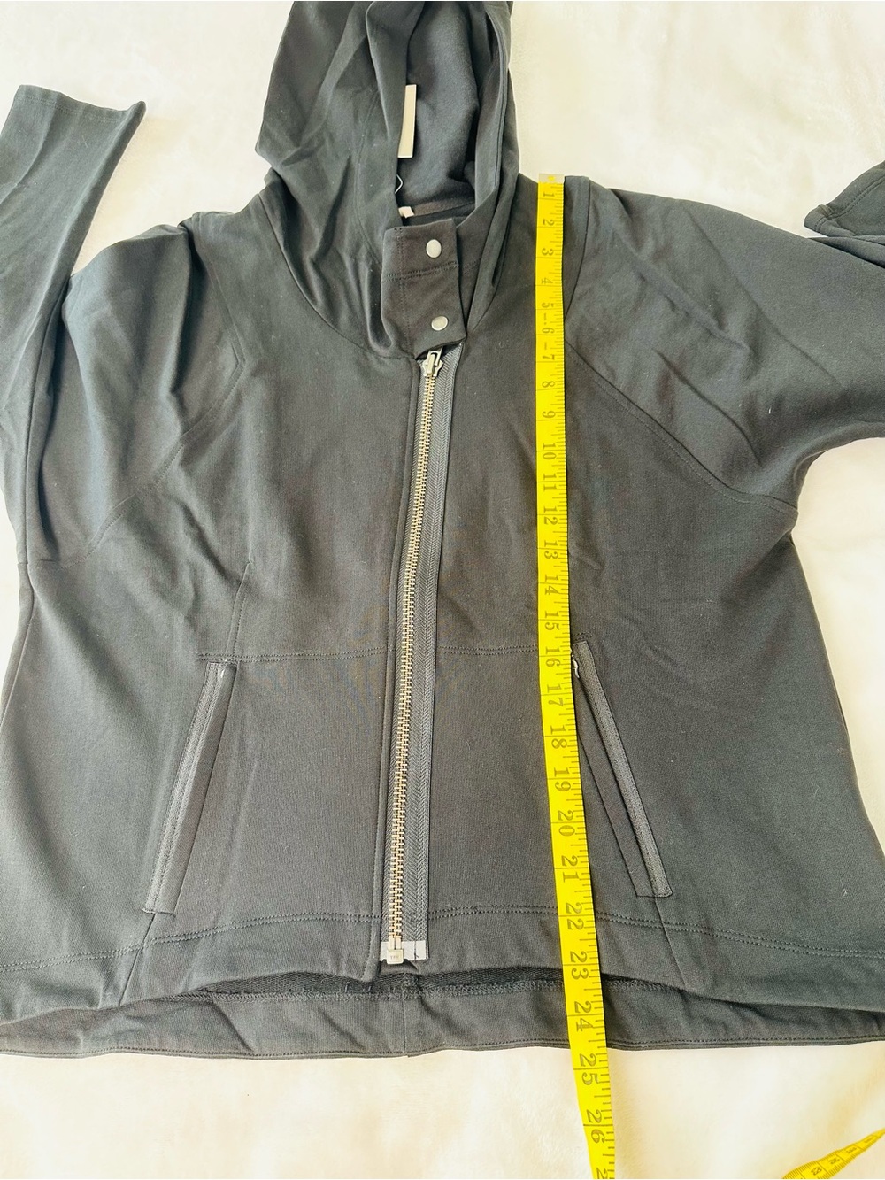 Helmut Stratus Sweatshirt/Hoodie with Asymmetrical Full Zip Size Large - Picture 7 of 10